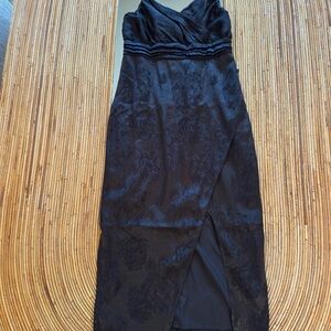 Elegant Black Strapless Dress